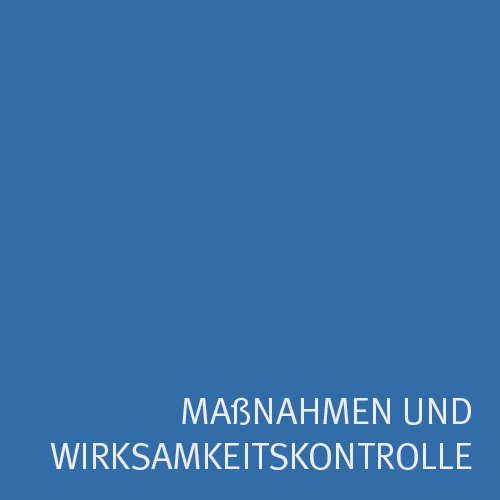 Maßnahmen und Wirksamkeitskontrolle